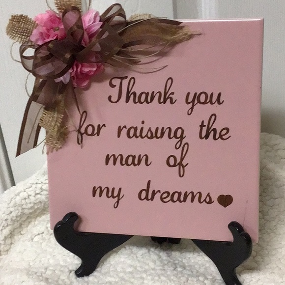 DECO TILE: Thank you for raising the man of my dreams ♥️ - Picture 1 of 6